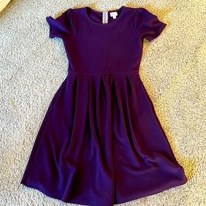 LuLaRoe purple dress size Medium